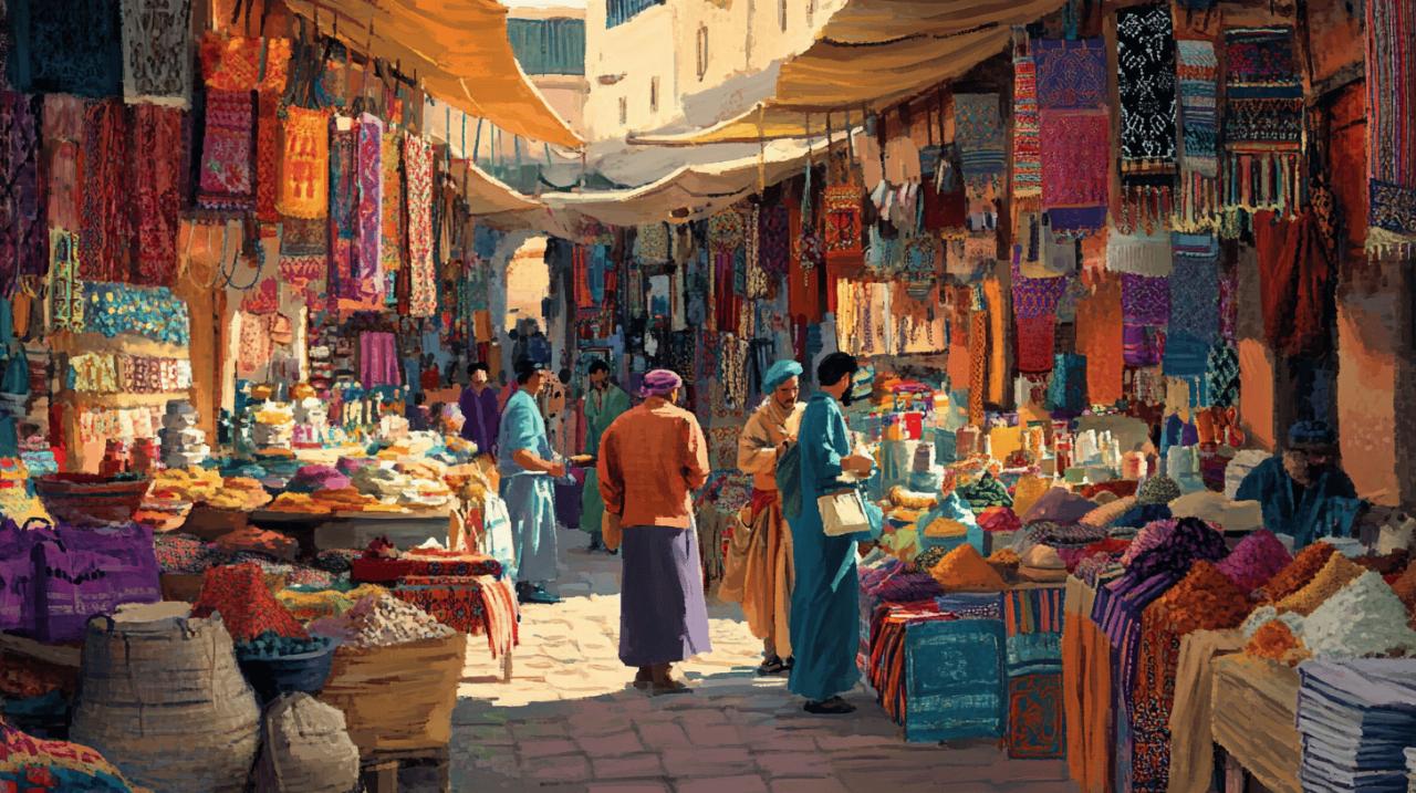 Les secrets du shopping nocturne devoiles : exploration des meilleurs spots shopping a Marrakech