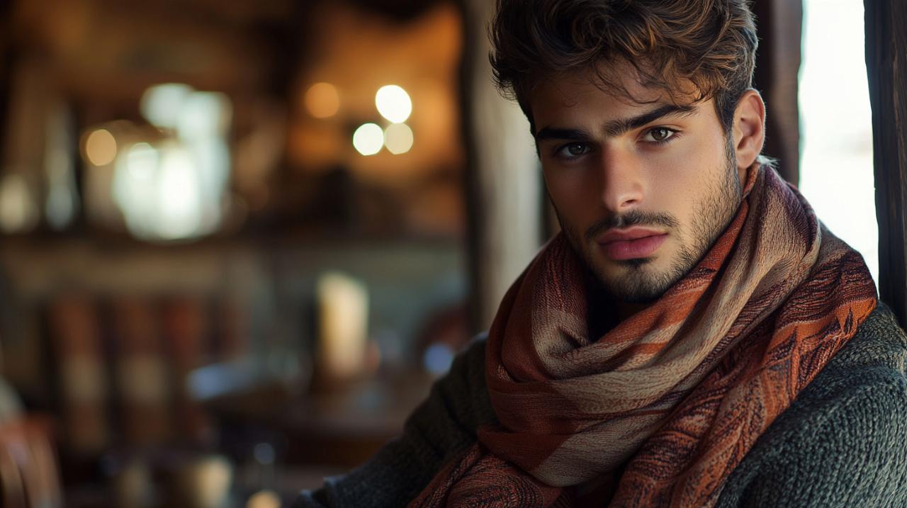 Choisir le bon foulard pour un style masculin chic et décontracté