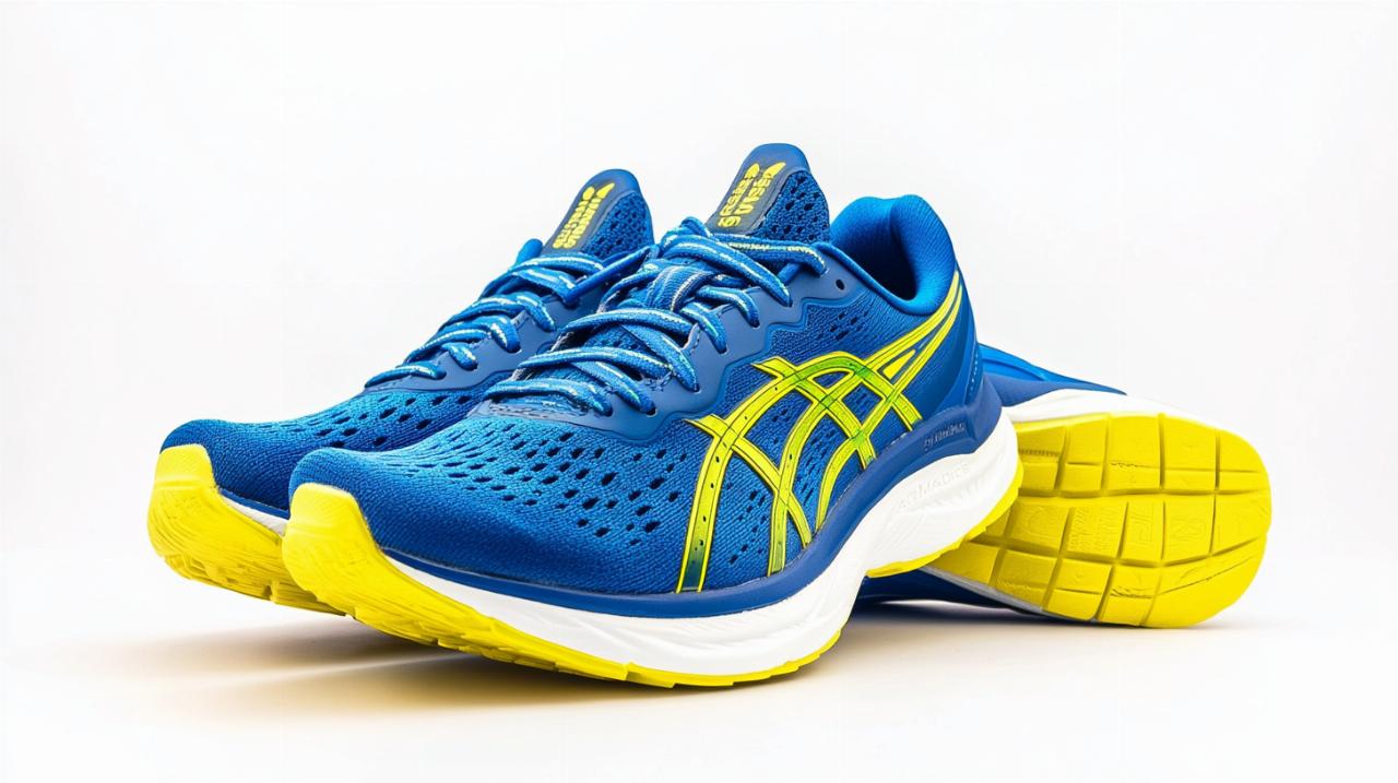 Chaussures Asics Gel Nimbus 25 Bleu Jaune SS23 Taille 44 EUR : l&rsquo;alliance parfaite entre style et performance pour courir